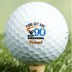 90. Geburtstag Golfbälle 90 Jahre Lustiges Geschen