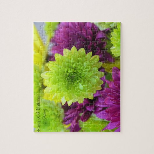 90. Geburtstag Großmutter Puzzle (Vertikal)