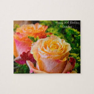 90. Geburtstag Großmutter. Puzzle