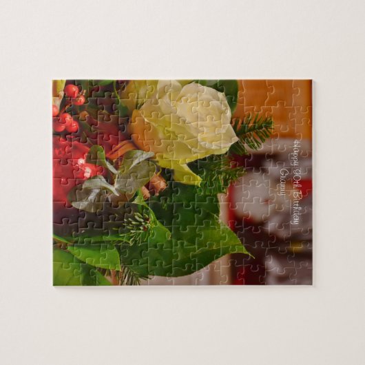 90. Geburtstag Großmutter. Puzzle (Horizontal)