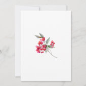 90. Geburtstag Holly Berry Winter Geburtstag Einladung (Rückseite)