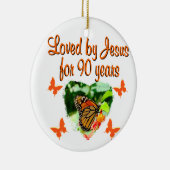 90. GEBURTSTAG KERAMIKORNAMENT (Rechts)