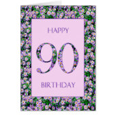 90. Geburtstag Lila Daisies (Vorne)