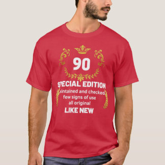 90. Geburtstag lustiges Geschenk 90 Jahre alt T-Shirt