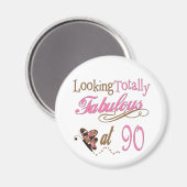 90. Geburtstag Magnet (Vorderseite/Rückseite)