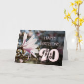 90. Geburtstag mit Magnolie Karte (Gelbe Blume)