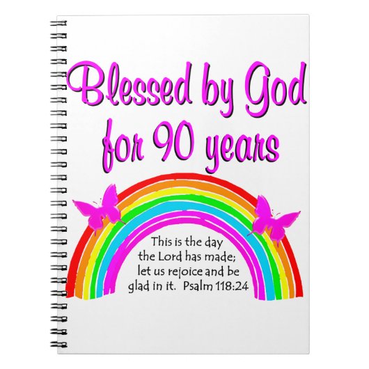90. GEBURTSTAG NOTIZBLOCK (Vorderseite)