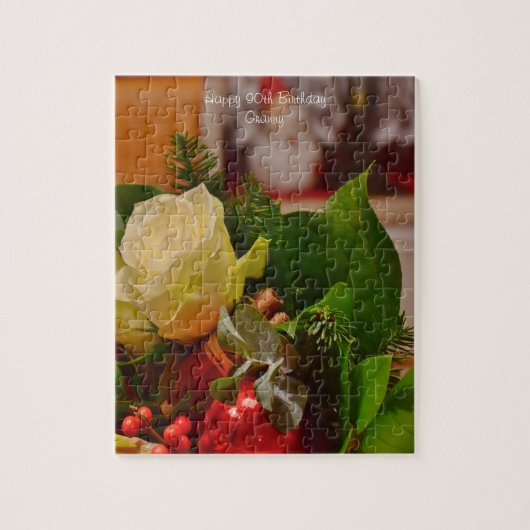 90. Geburtstag Oma. Puzzle (Vertikal)