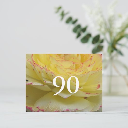 90. Geburtstag Postkarte (Stehend Vorderseite)