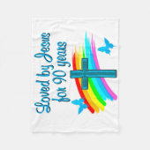 90. GEBURTSTAG PRAYER FLEECEDECKE (Vorderseite)