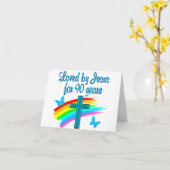 90. GEBURTSTAG PRAYER KARTE (Gelbe Blume)