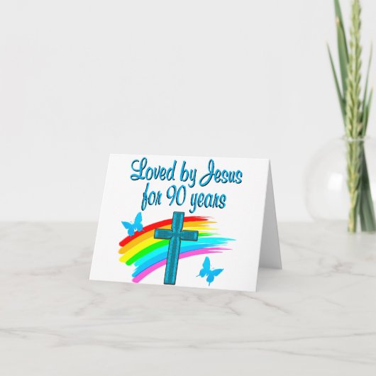 90. GEBURTSTAG PRAYER KARTE (Vorderseite)