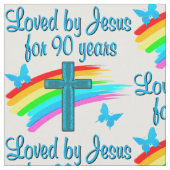 90. GEBURTSTAG PRAYER STOFF (Nahaufnahme)