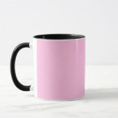 90. Geburtstag ROSA POLKA-PUNKTE individueller Tasse (Links)