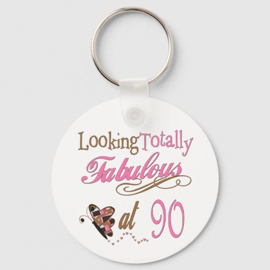 90. Geburtstag Schlüsselanhänger (Vorderseite)