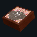 90. Geburtstag Schmuck aus Holz Erinnerungskiste<br><div class="desc">90 Herzlichen Glückwunsch zum Geburtstag Personalisiertes Jahr Kissen. Einfach einzustellen. Der gesamte Text ist bei Bedarf einstellbar.</div>