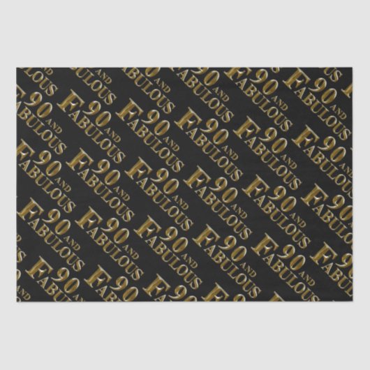 90. Geburtstag Seidenpapier (Vorderseite)