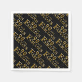 90. Geburtstag Serviette (Vorderseite)