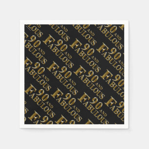 90. Geburtstag Serviette