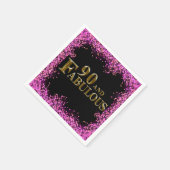 90. Geburtstag Serviette (Ecke)