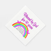 90. GEBURTSTAG SERVIETTE (Ecke)