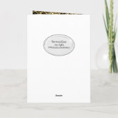 90. Geburtstag Spaß auf Black Card Karte (Rückseite)