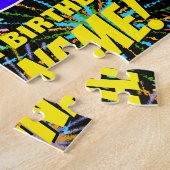 90. Geburtstag: Spaß, bunte feierliche Feuerwerke Puzzle (Seite)