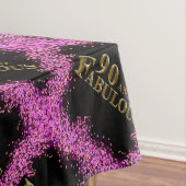 90. Geburtstag Tischdecke (Beispiel)