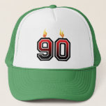 90. Geburtstag Truckerkappe<br><div class="desc">Milestone 90th Birthday Party trucker hat</div>