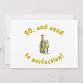 90. Geburtstag vollendet Karte (Vorderseite)