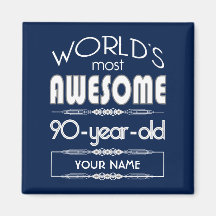 90. Geburtstag Welten Beste fabelhafte Dunkelblau