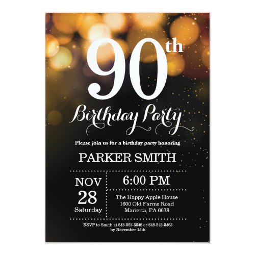 Einladungen 90 Geburtstag Meine Einladungskarten De