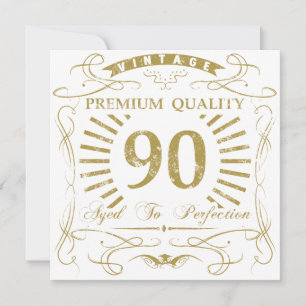 90. Geburtstags-Gag-Geschenk Karte