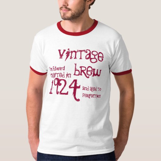 90. Geburtstags-Geschenk1924 Vintager T-Shirt (Vorderseite)