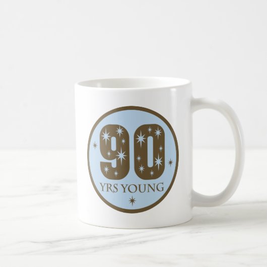 90. Geburtstags-Geschenk-Ideen Kaffeetasse (Rechts)