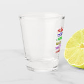 90. Geburtstags-Meilensteine Schnapsglas (Links)