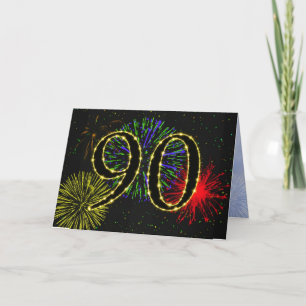 90. Geburtstags-Party Einladung