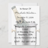 90. Geburtstags-Party-personalisierte Einladung (Rückseite)