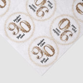 90. Geburtstags-Tissue Paper Seidenpapier (Detail)