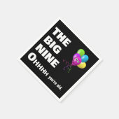 90. Geburtstagsfeier Alter Spaß Serviette (Ecke)