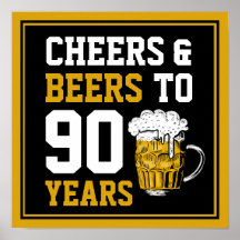 90. Geburtstagsfeier & Biere bis 90 Jahre