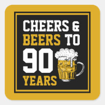 90. Geburtstagsfeier & Biere bis 90 Jahre