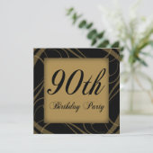 90. Geburtstagsfeier Einladung (Stehend Vorderseite)