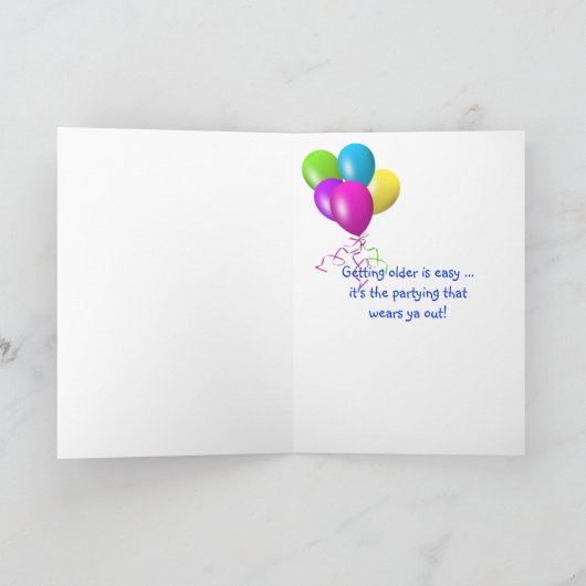 90. Geburtstagsfeier Karte (Innenseite)