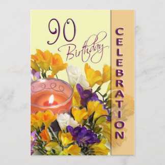 90. Geburtstagsfeier Party Einladung