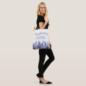 90. Geburtstagsgeschenk Juli Geburtsmonatsblume Tasche (Am Model)
