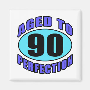 90. Geburtstagsgeschenke (Aqua) Magnet