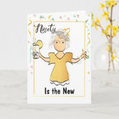 90. Geburtstagskarte - 90 und fabelhaft Karte (Gelbe Blume)