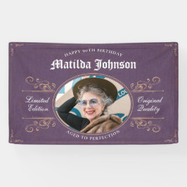 90. Geburtstagsklassik Vintag Banner