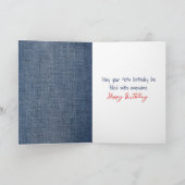 90. Geburtstagsmarine mit Red Balloon9 Karte (Innenseite)